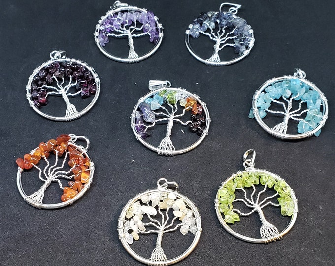 Tree of life Necklace -  Chakra