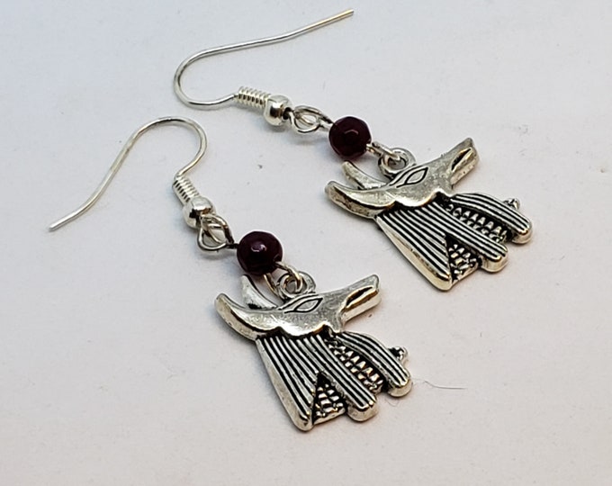 Anubis earrings