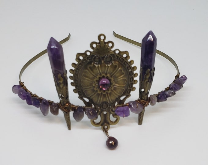 Tiara- Crown Amethyst