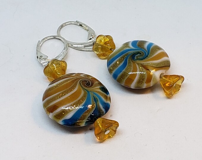 Christmas Candy Earrings,  Wrapped Hard Candy Earrings