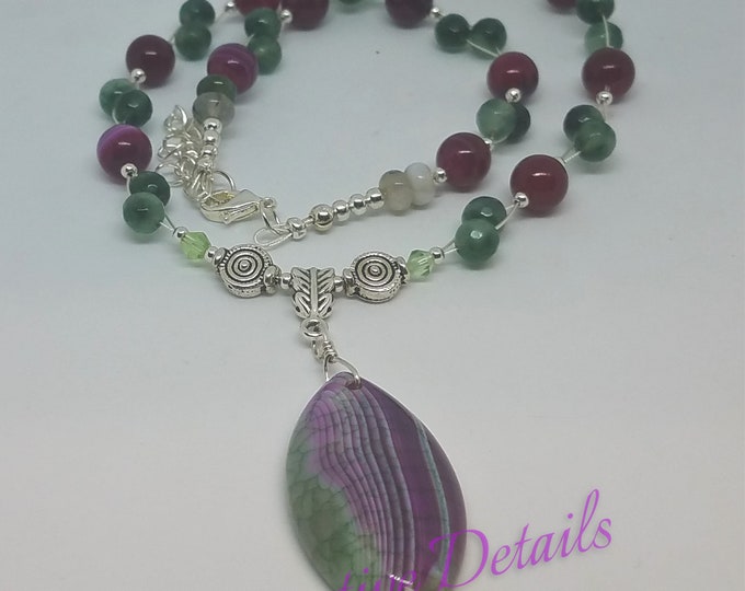 Agate Necklace - N043