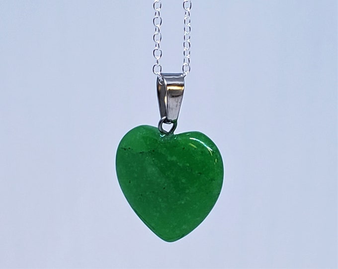 Gemstone Heart Necklace - Valentine's Day Gift