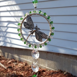 Sun catcher, Crystal, Hanging, Dragonfly image 4