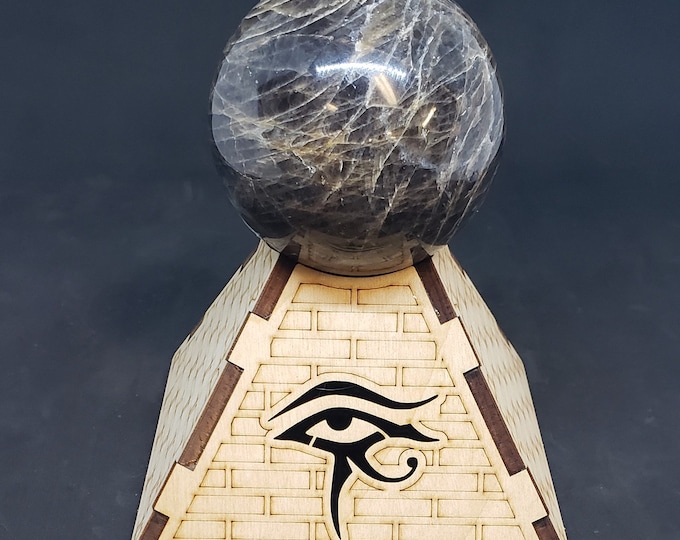 Eye of Horus Pyramid Sphere Stand