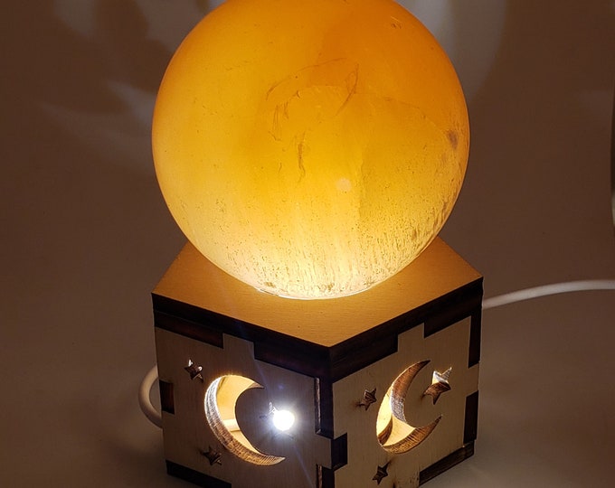 Moon & Stars Lighted Sphere Stand
