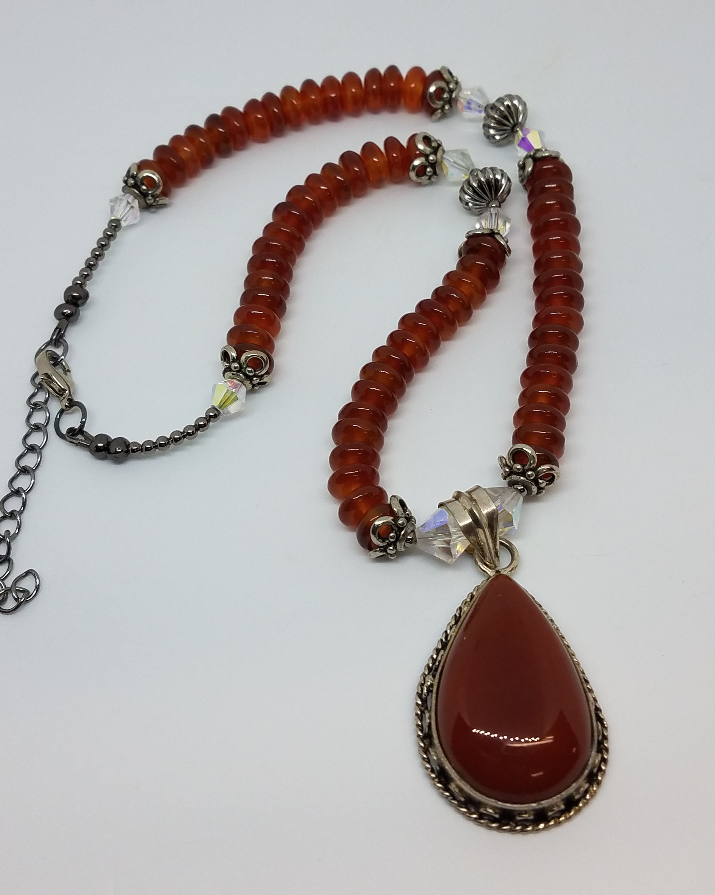 Carnelian Necklace N256