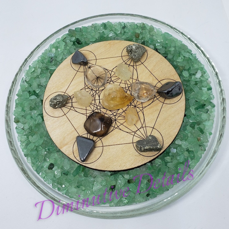 Framed Crystal Grid - Etsy