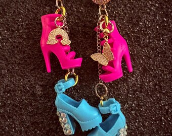 Quirky Disco Heel Earrings