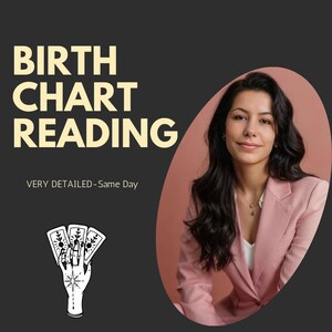 Lectura de la carta natal, análisis de la carta astrológica muy detallado y personalizado: interpretación de los signos del zodíaco, descúbrete a ti mismo y a tu futuro.