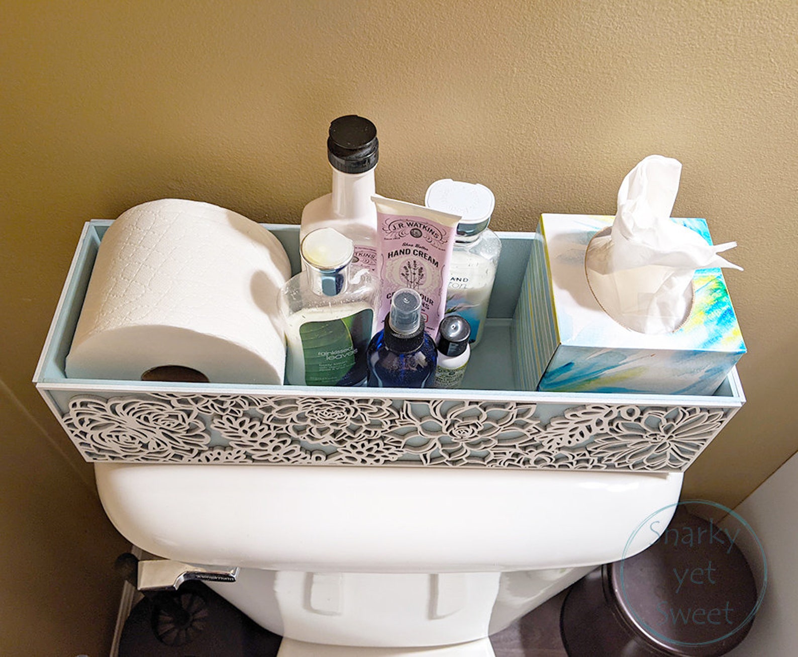 Toilet Tank Box Bathroom Toilet Storage Storage Box Toilet Etsy UK