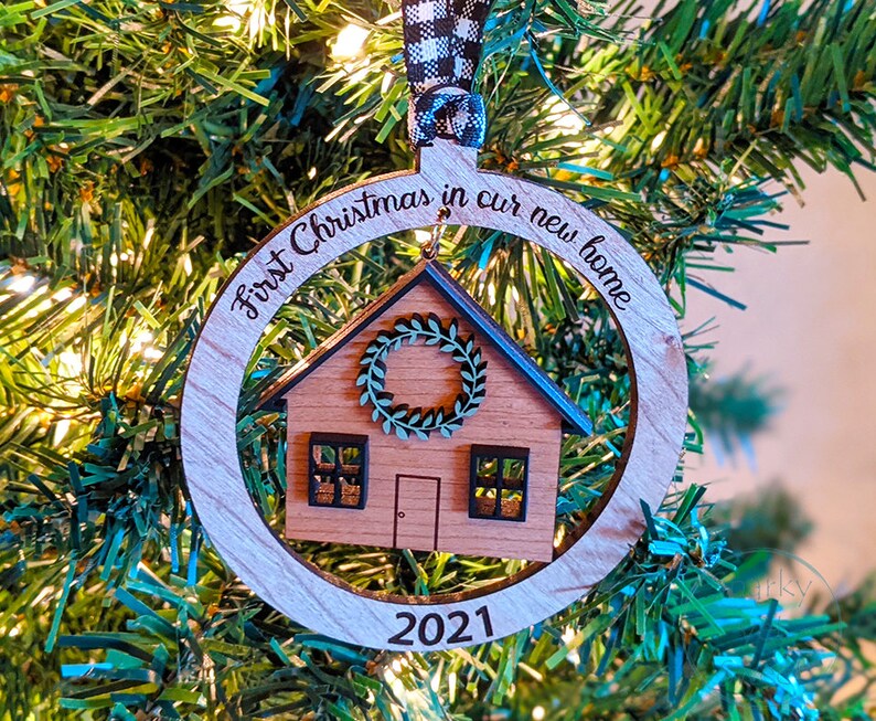 New Home Ornament New Home Christmas Ornament New Home Gift Etsy