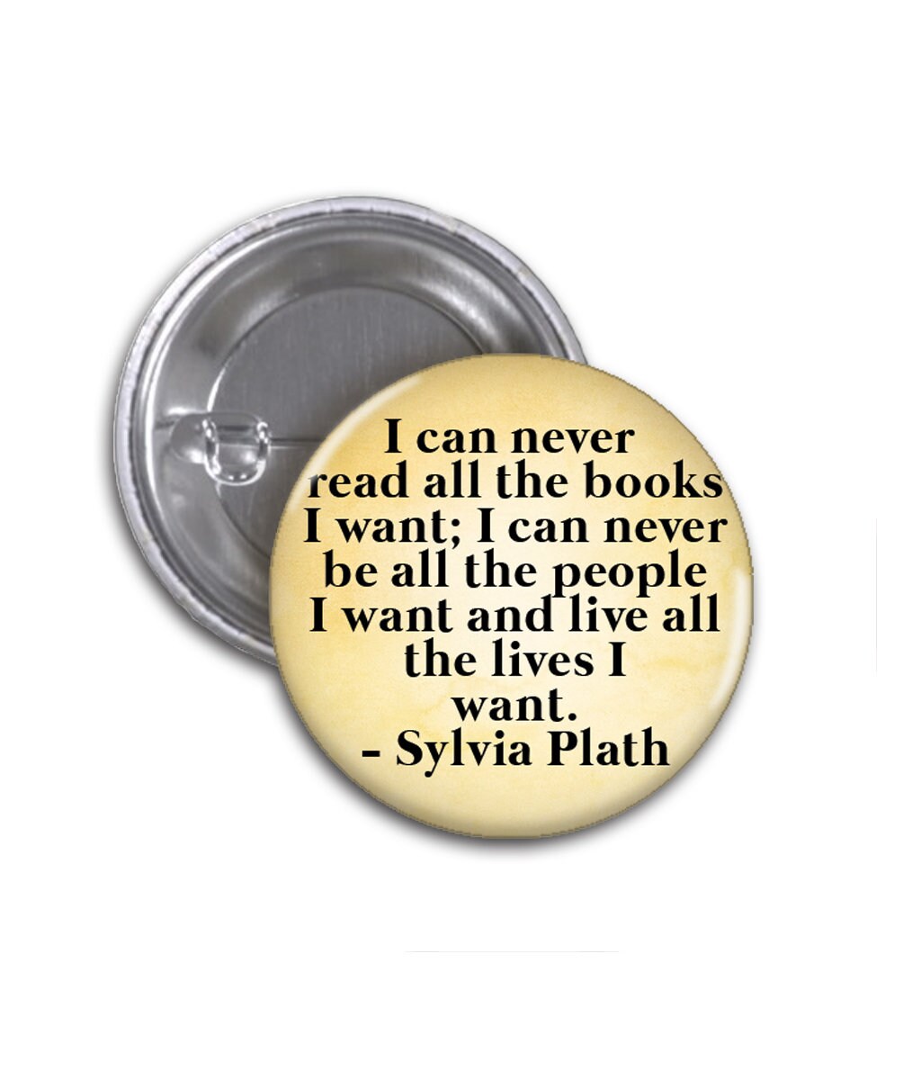 Sylvia Plath Enamel Pin Women Poets Pin Collection Book Lover Feminist Pin  Literature Gift Bookish Pin Badge Feminism 