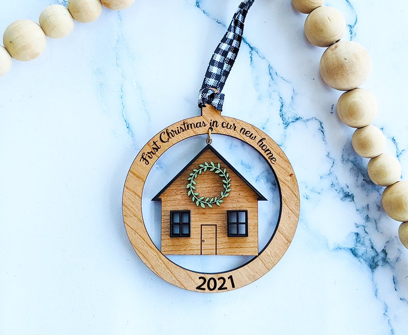 New Home Ornament New Home Christmas Ornament New Home Gift Etsy
