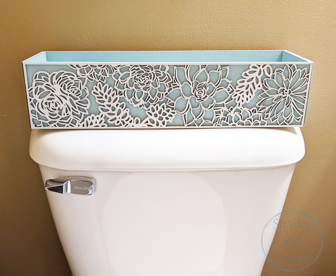 Toilet Tank Box bathroom toilet storage Bathroom Decor Etsy