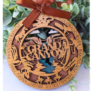 Grand Canyon national park ornament, Grand Canyon ornament, Grand Canyon souvenir, national park gifts,national park ornament,gift for hiker