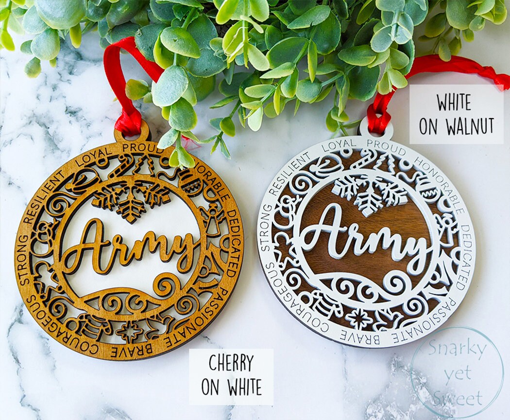 Canada Layered Ornament Canada Ornament Country Ornament Etsy