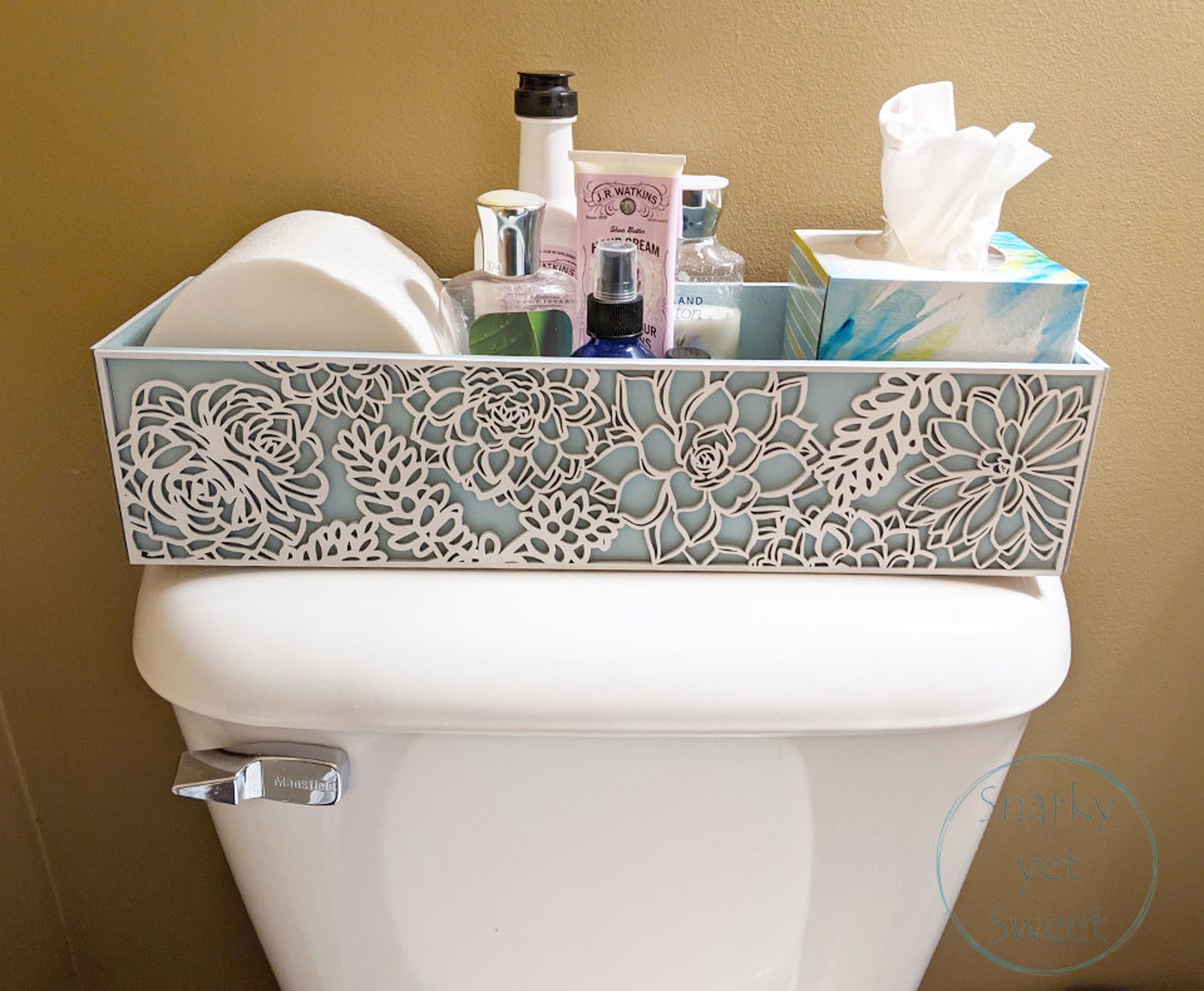 Toilet Tank Box bathroom toilet storage Bathroom Decor Etsy