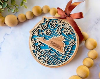 Virginia heritage ornament