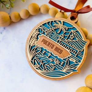 Puerto rico heritage ornament