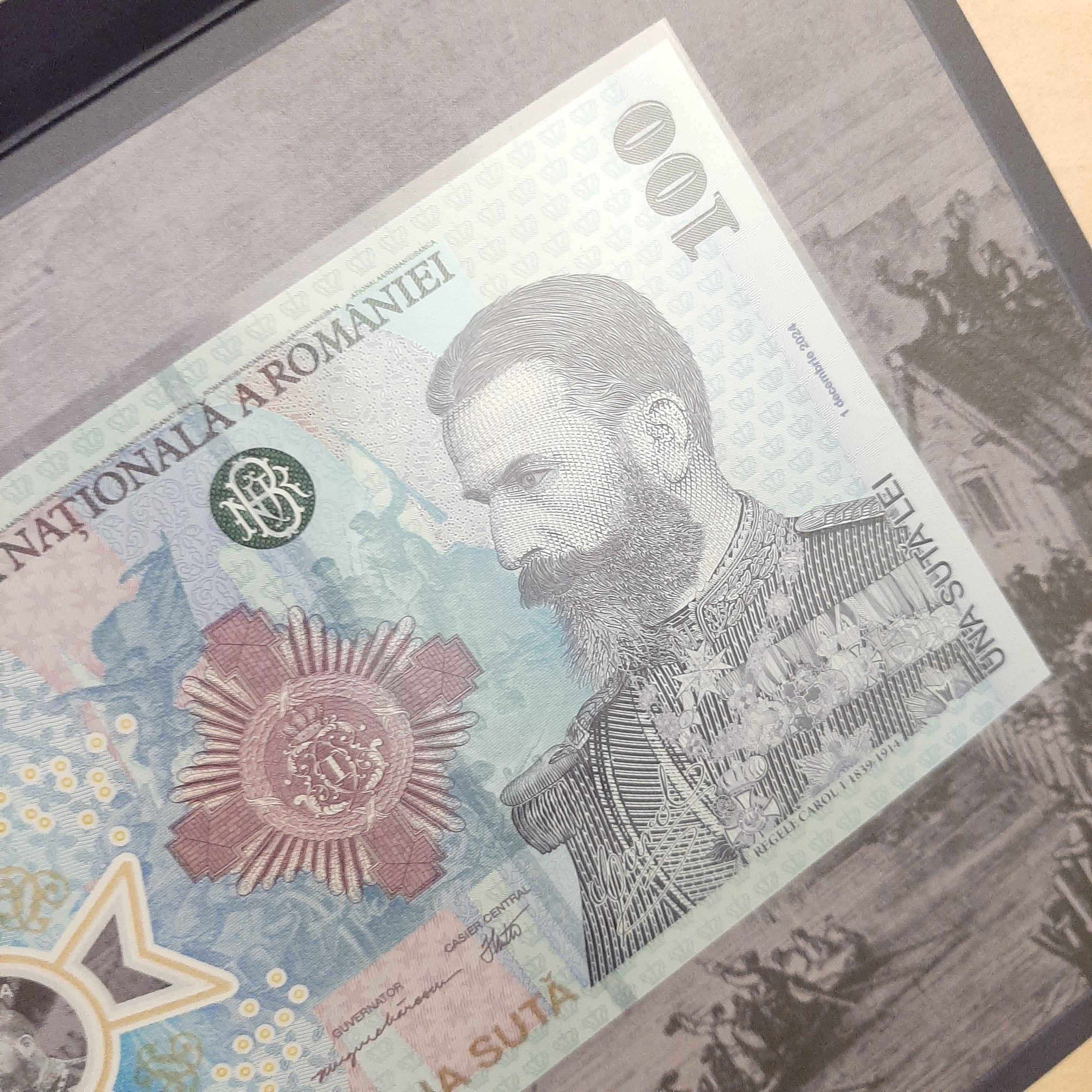 ルーマニア紙幣 100 レイ 2024 - カロル1世生誕185周年記念 - Etsy 日本