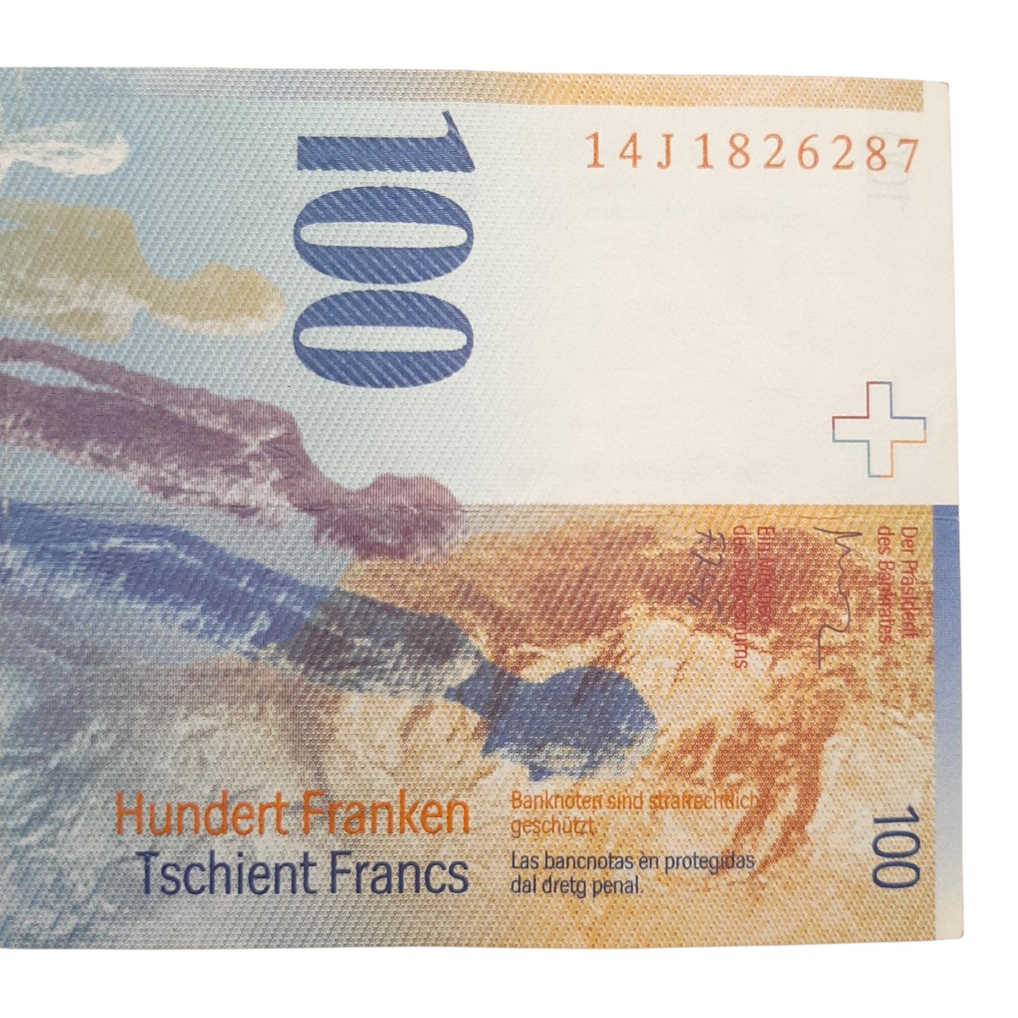 スイス紙幣 100フラン 14J1826287 - Etsy 日本