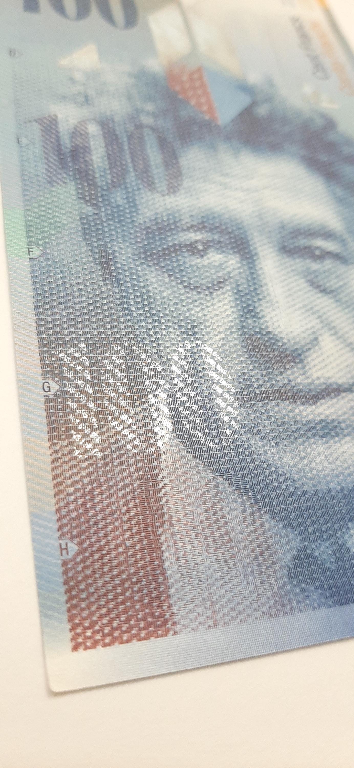 スイス紙幣 100フラン 14J1826287 - Etsy 日本