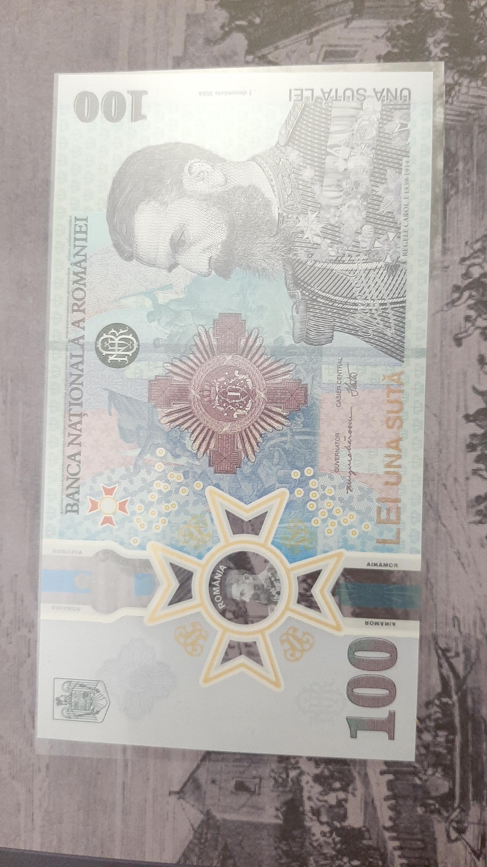 ルーマニア紙幣 100 レイ 2024 - カロル1世生誕185周年記念 - Etsy 日本
