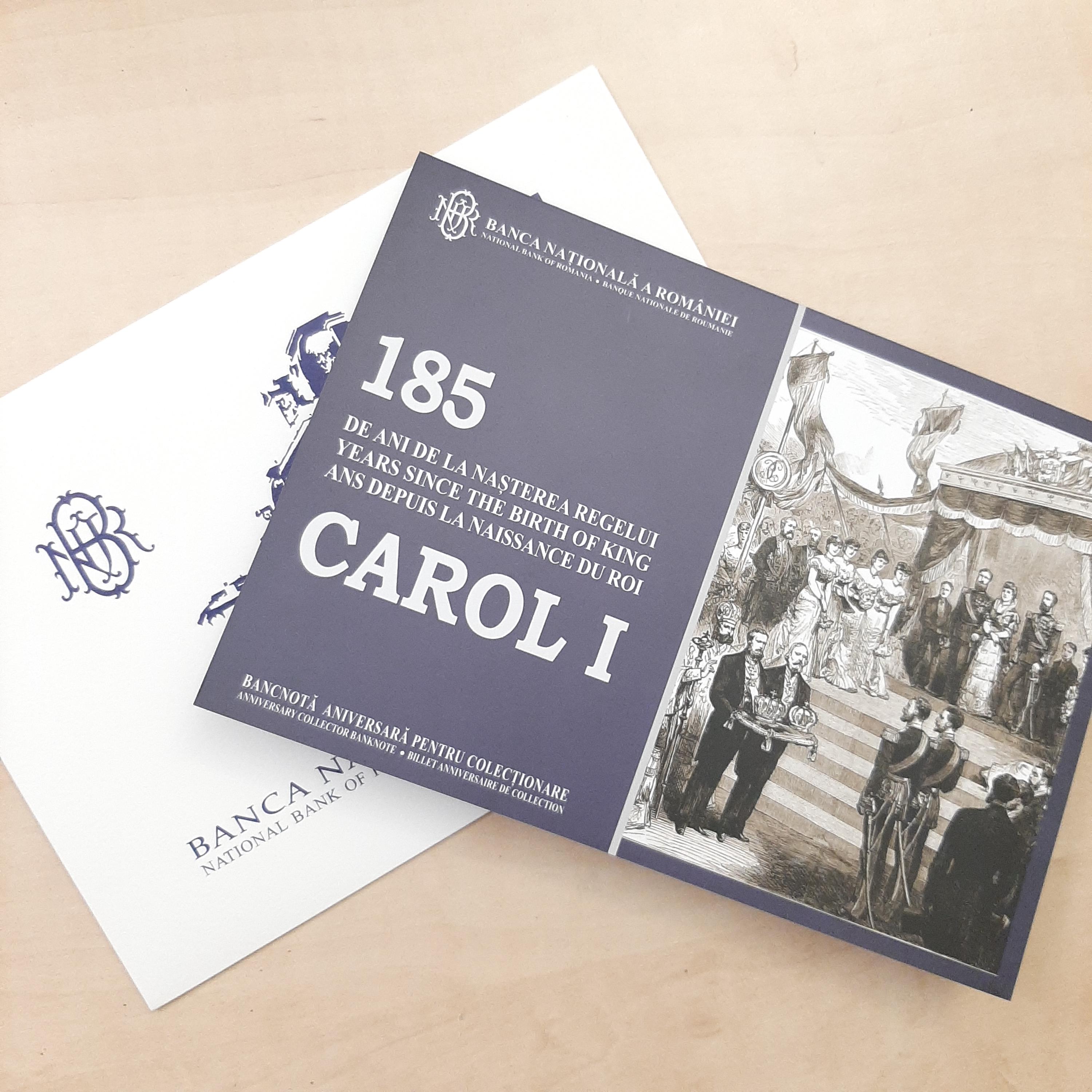 ルーマニア紙幣 100 レイ 2024 - カロル1世生誕185周年記念 - Etsy 日本