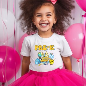 Pre-K Back to School Shirt, First Day of Pre-K Tee, Preschool Grade Level Shirt, Cute School Outfit, Pre Kindergarten Shirt for Boys Girls