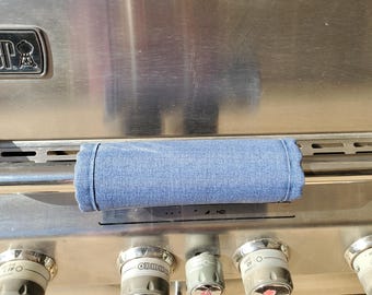9" Outdoor Gas Grill Handle Cover made with Sunbrella fabric