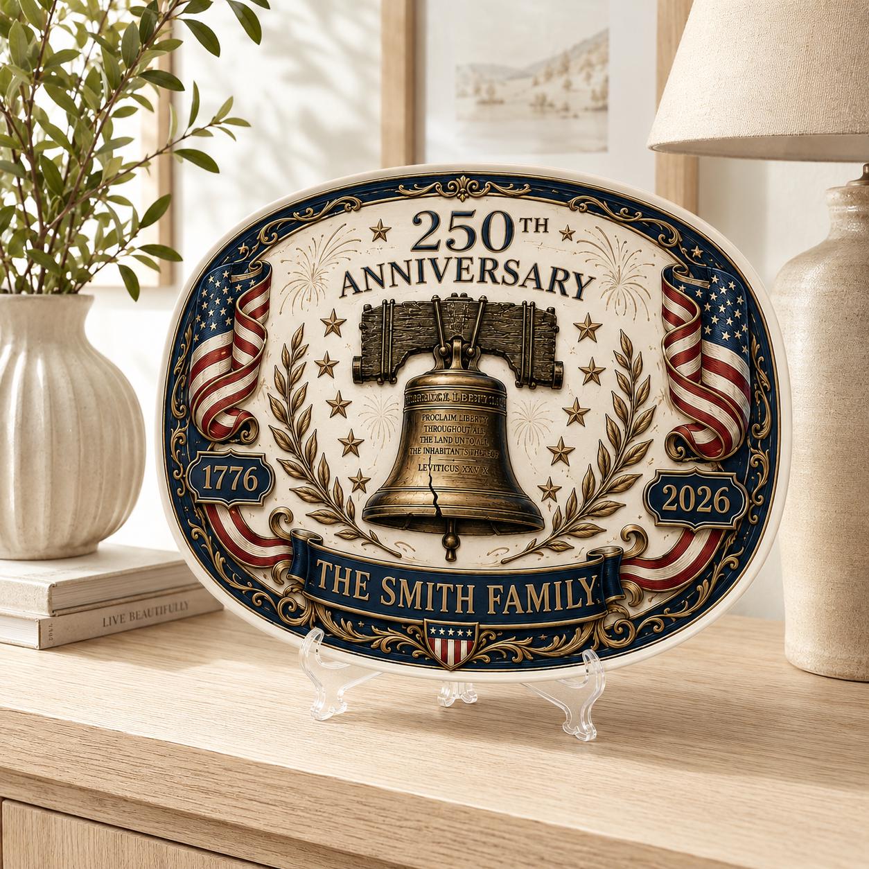 アメリカンフラッグ柄 プレートセット　LA購入 250 the American Commemorative Plate - Etsy
