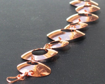 Copper Organic O Bracelet