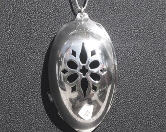 Sterling Silver Olive Spoon Pendant