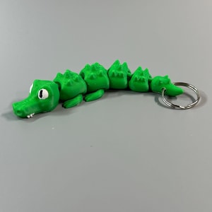 Articulated Alligator Keychain