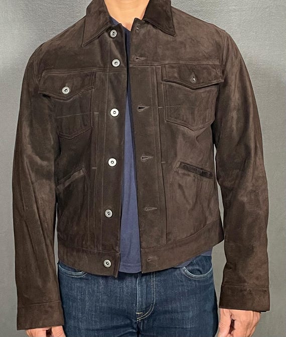 Nautica Suede Jacket - Etsy