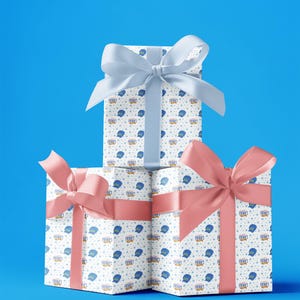 Cadeaupapier Vaderdag, leuke cadeauverpakking voor papa, leuke cadeauverpakking voor Vaderdag, cadeaupapier moeder, rol inpakpapier vader