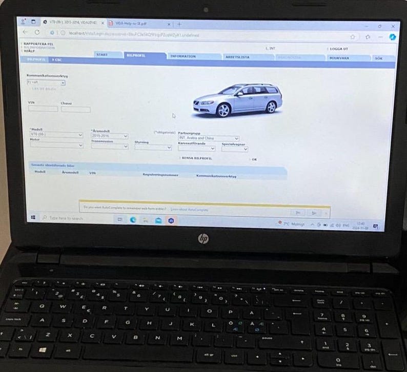 Vdash Volvo VIDA VDASH With Professional Diagnostic Tools and Laptop - Etsy