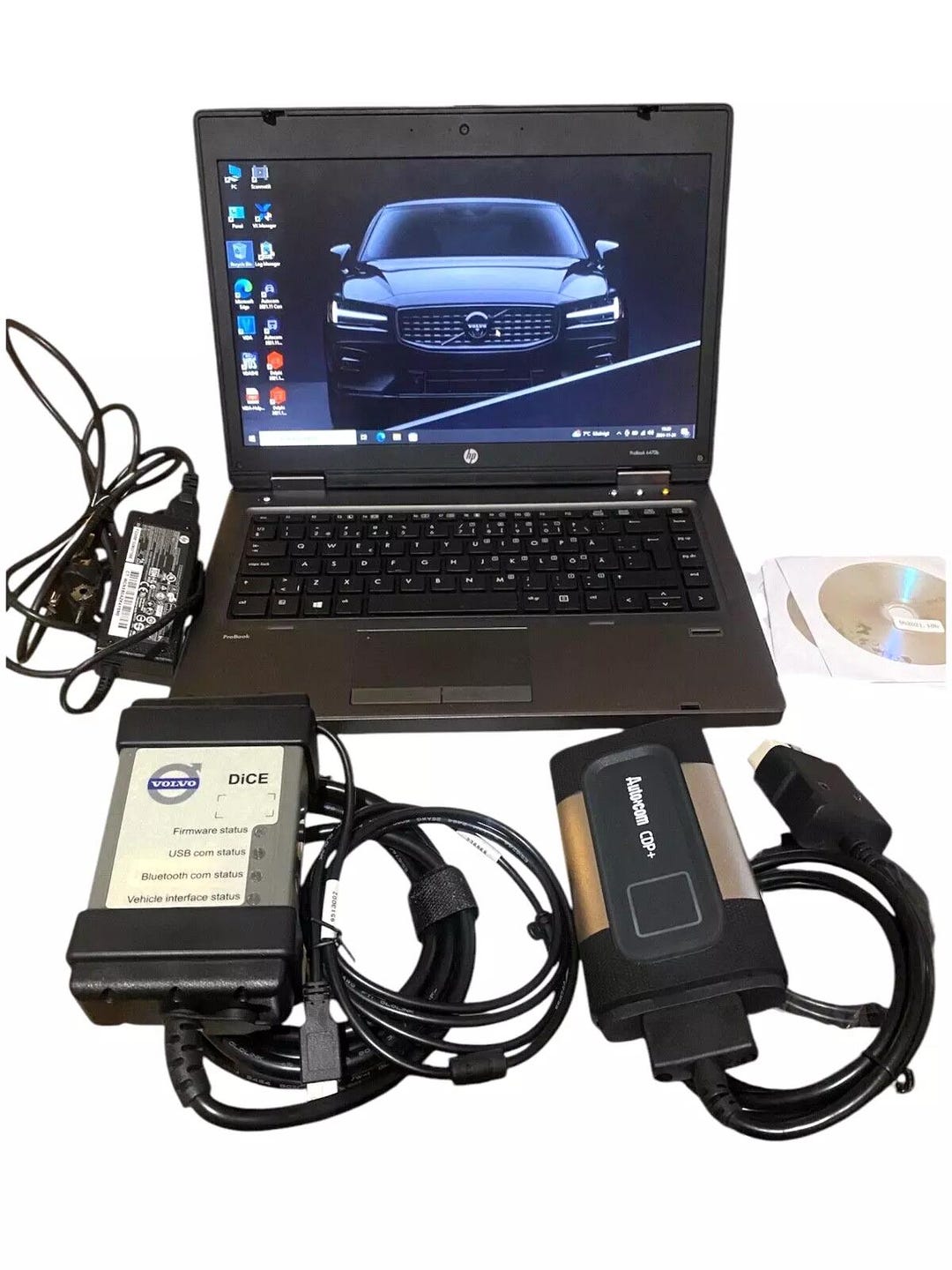 Vdash Volvo VIDA, VDASH With Professional Diagnostic Tools and HP Laptop and ...