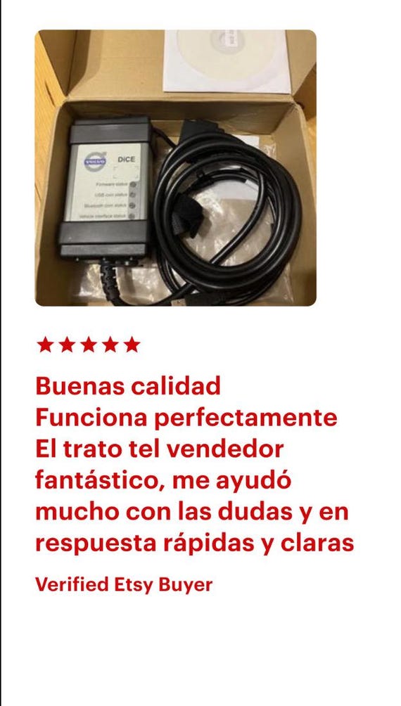 Volvo Vida Dice - 2014D - Etsy