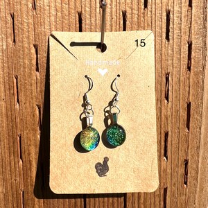 Fused Glass Earrings