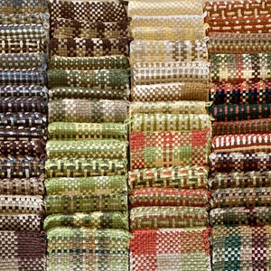 Handwoven Cotton Potholder | Fall Kitchen Decor, Hostess Gift