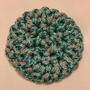 Dish Scrubby Colorful Green Red White Tones image 2