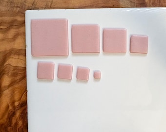 Square Polymer Clay Cutters Set: Sharp Edge, 8 Sizes