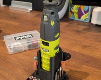 Compatible Ryobi 4V Rotary Tool Holder, LINK Mount Option