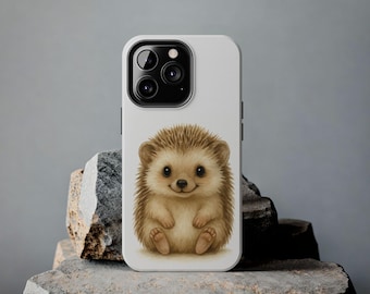 Watercolor print Baby Hedgehog Phone Case | Animal Lover Gift