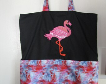 Flamingo Eco Friendly Tote Bag Purse