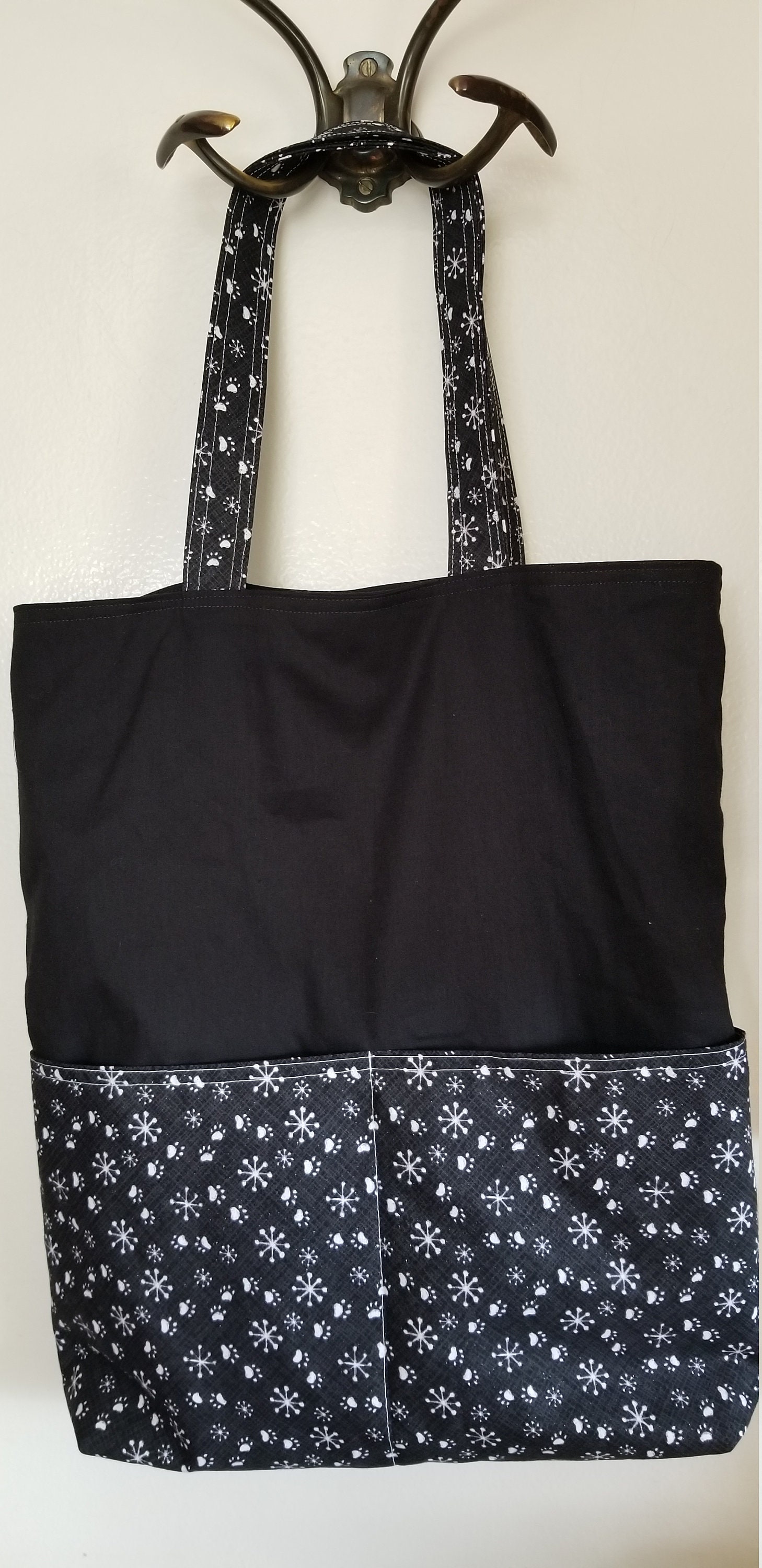 Christmas Dog Lover Eco Friendly Tote Bag Shopping Bag | Etsy
