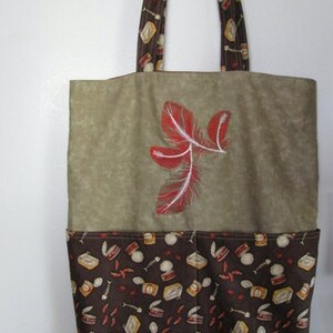 Feathers and Cats Tote Bag Shopping Bag Diaper Bag