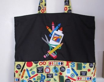 School Supplies Eco Friendly Tote Bag