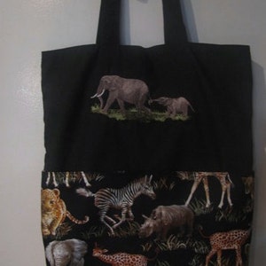 Elephant Tote Bag Shopping Bag Diaper Bag